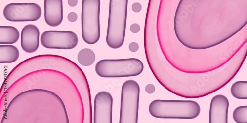 Playful Pink Organics background 