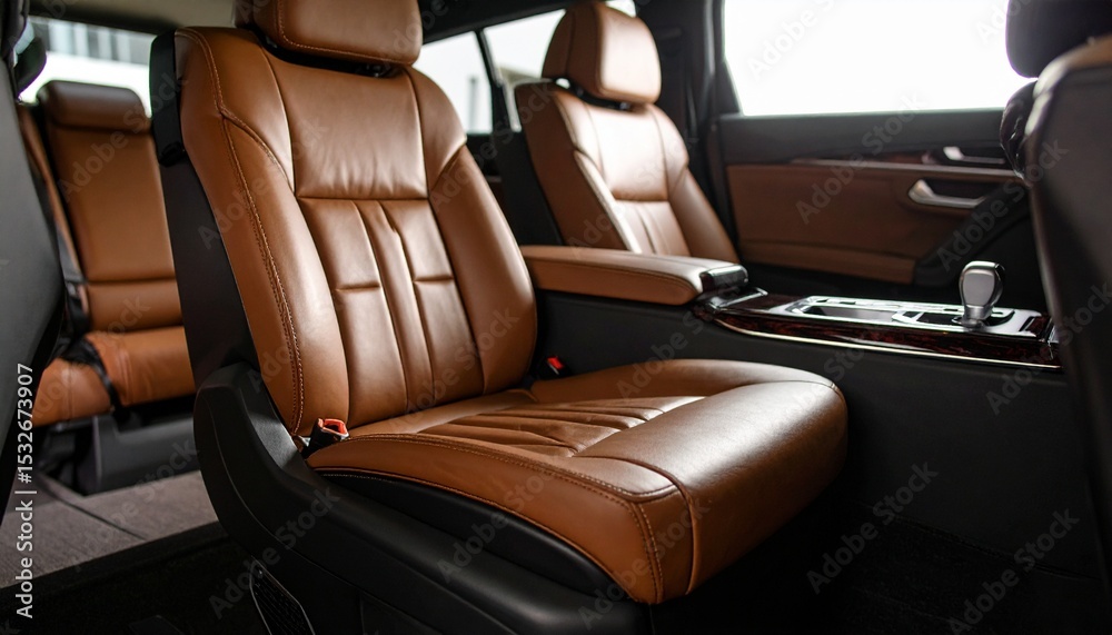 Obraz premium The condition of the leather seat.