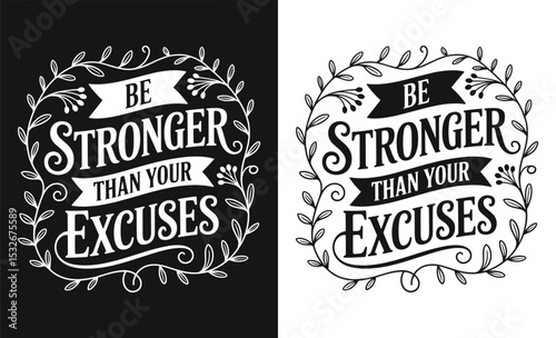 Motivational quote typography t-shirt design