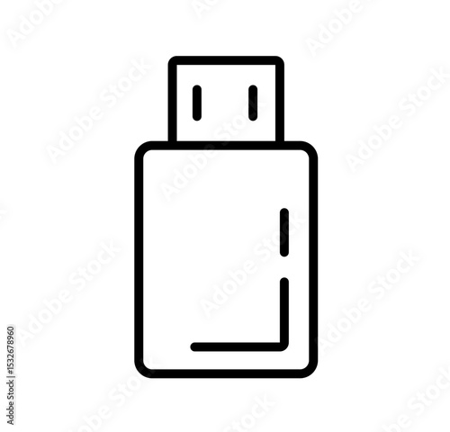 pen drive vector icon