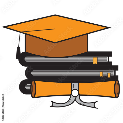 graduation color icon