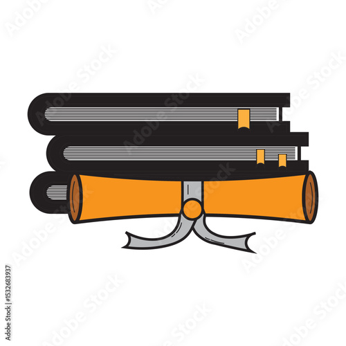 graduation color icon