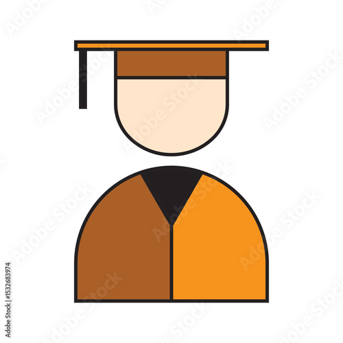 graduation color icon