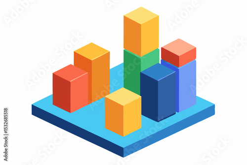 Underground Cable Repair by Utility Workers – Isometric Illustration