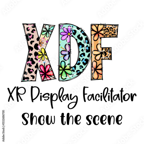 XDF Display Facilitator Show the Scene Design Graphic
