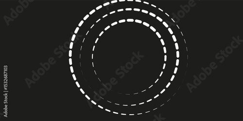 Halftone dots in circle form. round logo . vector dotted frame . design element