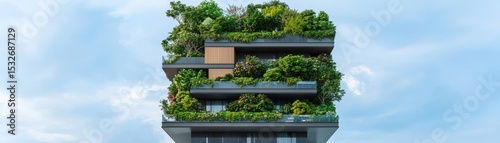 Modern Contemporary Building with Curved Structure Surrounded by Greenery in Urban University Setting