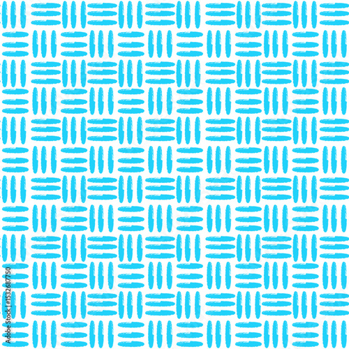 Seamless pattern consists of alternating blue parallel lines resembling a checkerboard