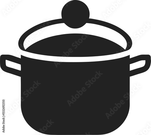 cooking pot vector illustration