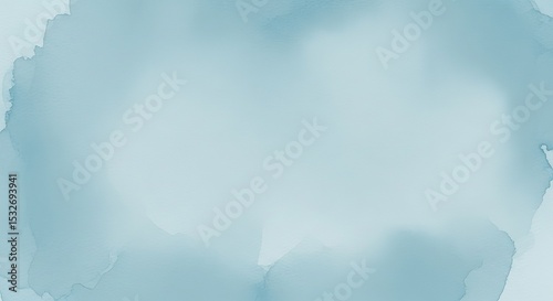 Subtle light blue gradient with watercolor texture creates a tranquil, calming, and airy atmosphere.
