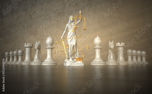 3D illustration - Successful Strategy Lawsuit