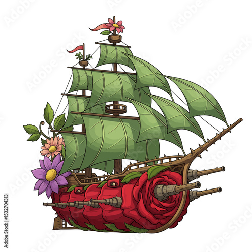 unique warship cartoon very cool