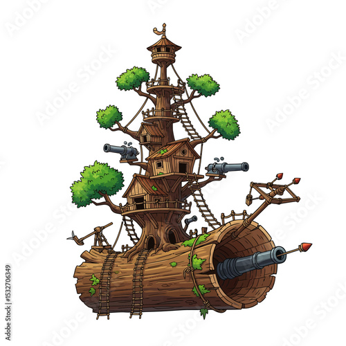 unique warship cartoon very cool