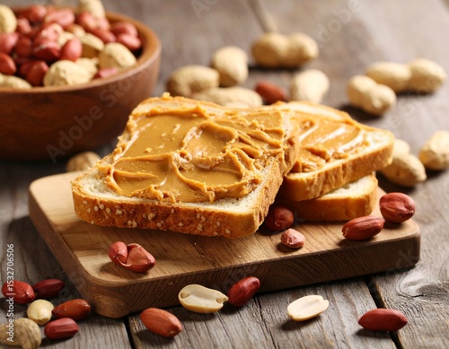Close-up of a glass jar with creamy peanut butter on a white background, showing smooth texture and rich color — ideal for packaging or ads. ai generated