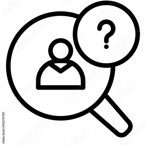 Missing people icon vector illustration