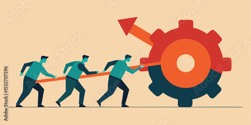 Teamwork collaboration growth progress business success