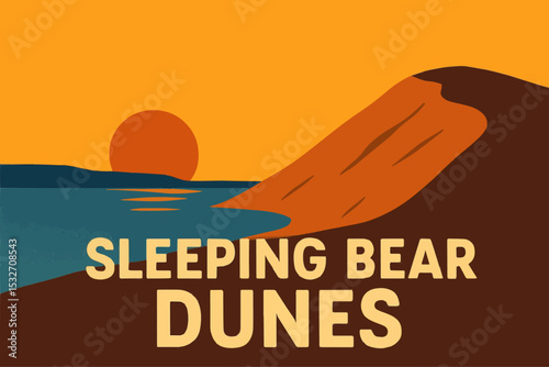 Sleeping Bear at Sunset

