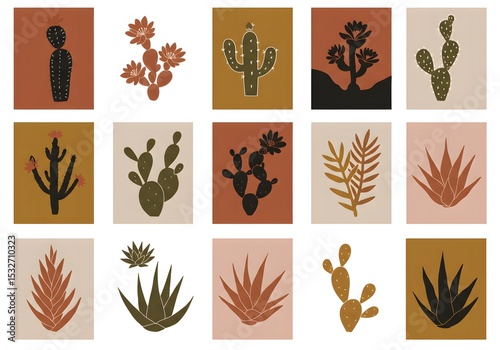 set of different kinds of wheat