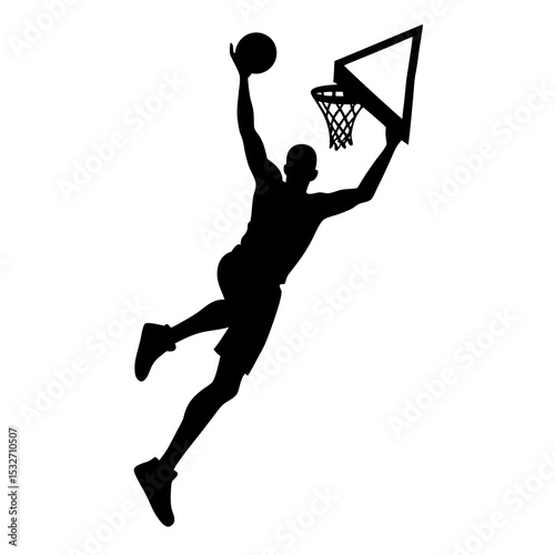 Basketball dunk shot