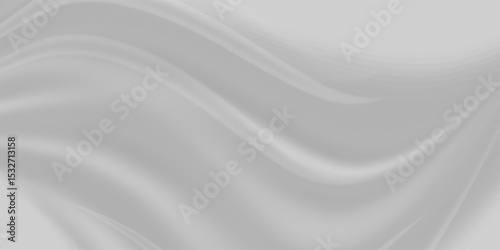 Smooth Grey Satin Fabric Texture Background