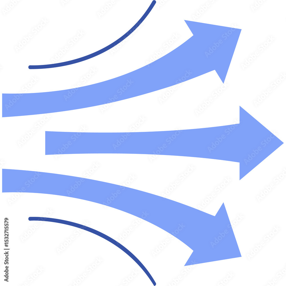 Fototapeta premium Air Motion Illustration