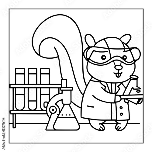 hand drawn vector illustration of a cartoon character