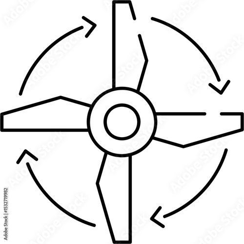 Energy Ventilation Icon