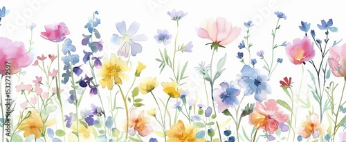spring flowers background
