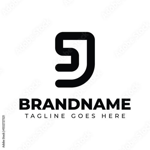 Letters SJ Monogram Logo, for business with JS or SJ initials