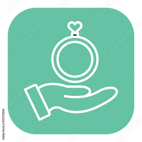 Ring in Hand Icon
