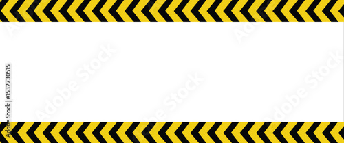 Caution background with slanted black and yellow stripes. Danger, stop or safety print. Hazard, forbidden or warning banner. Warning, restricted or emergency sign.