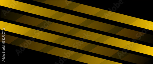 Caution background with slanted black and yellow stripes. Danger, stop or safety print. Hazard, forbidden or warning banner. Warning, restricted or emergency sign.vector eps 10.