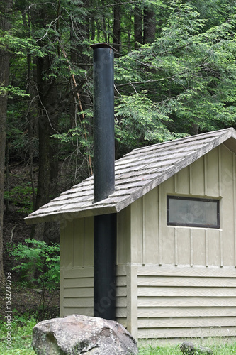 Outdoor Restroom in the Park
