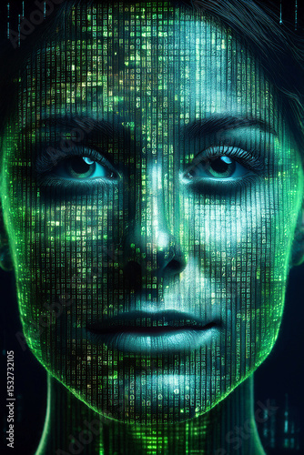 Data Stream Portrait 03