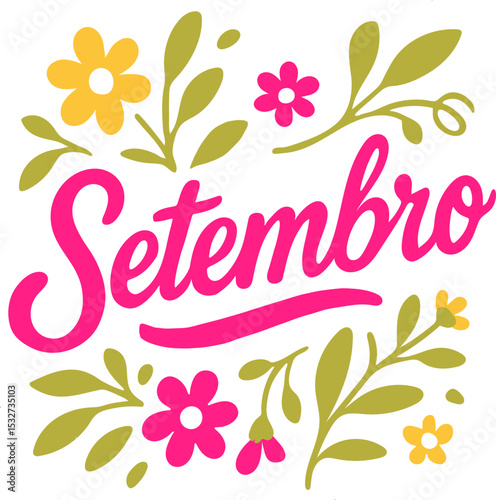 Letras decorativas Setembro