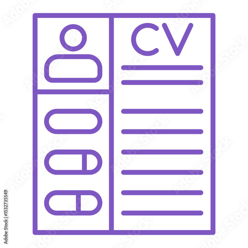 Curriculum Vitae Icon