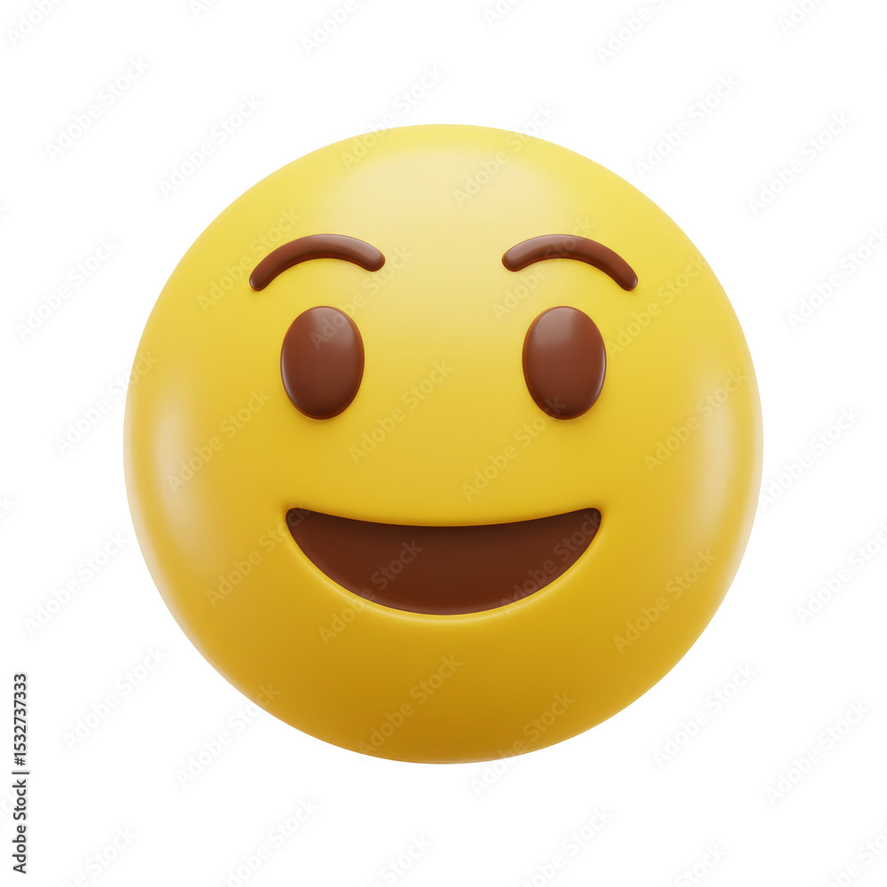 Fototapeta premium 3d smiley face