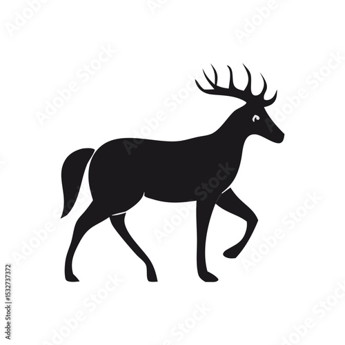 deer silhouette vector
