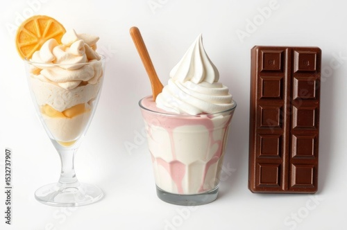 Colorful Ice Cream Icon Set