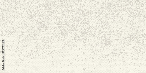 Ecru gradient with texture of eggshell. Pastel light beige background, modern dotted vector design, paper texture halftone sport dot