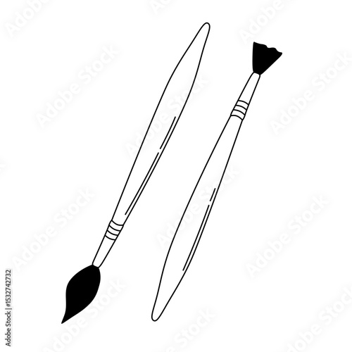 one line paintbrush