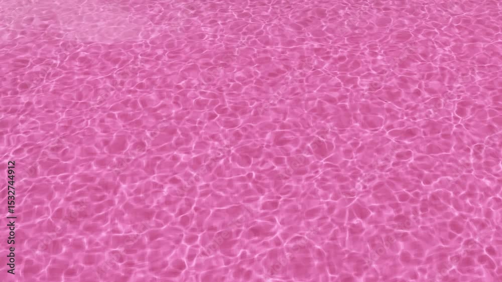Faszinierende Lichtreflexionen in pinker Flüssigkeit - brillante Wassertextur , Hintergründe, Wissenschaft, Industrie, Umwelt, Oberfläche, Chemie
