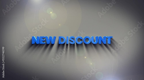 New Discount 3D Animated Text for Recent Price Drops and Special Offers – 4K Promo Video