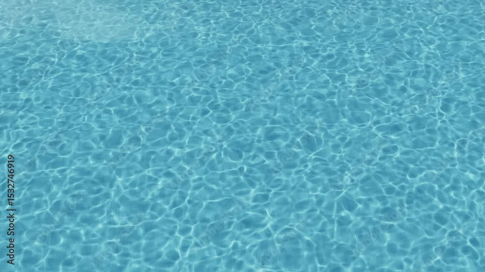 Faszinierende Lichtreflexionen im Wasser - brillante Wassertextur im Pool Schwimmbad für erfrischende Designs, Hintergründe +  moderne Sommerkampagnen, Flüssigkeit, Wellen, Oberfläche, blau, h2O
