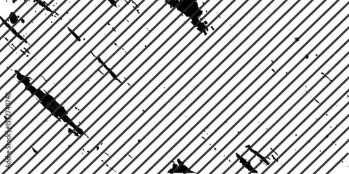 Striped metal surface for dark background, 10eps
