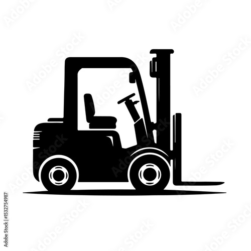 forklift silhouette