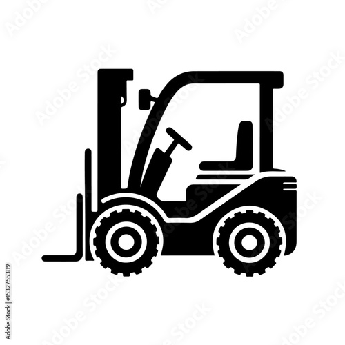 forklift silhouette