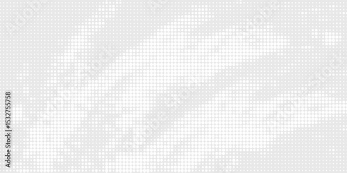 Dot white gray wave light technology texture background.