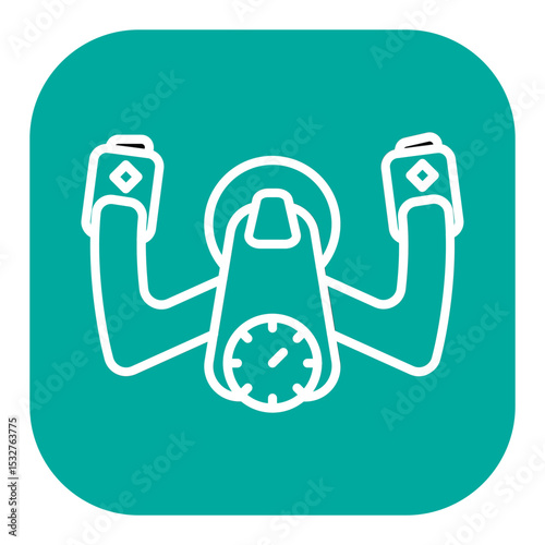 Aeroplane Steering Wheel Icon