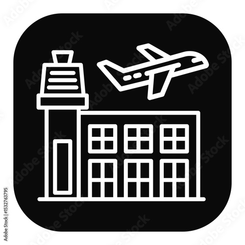 Airport Building Icon
